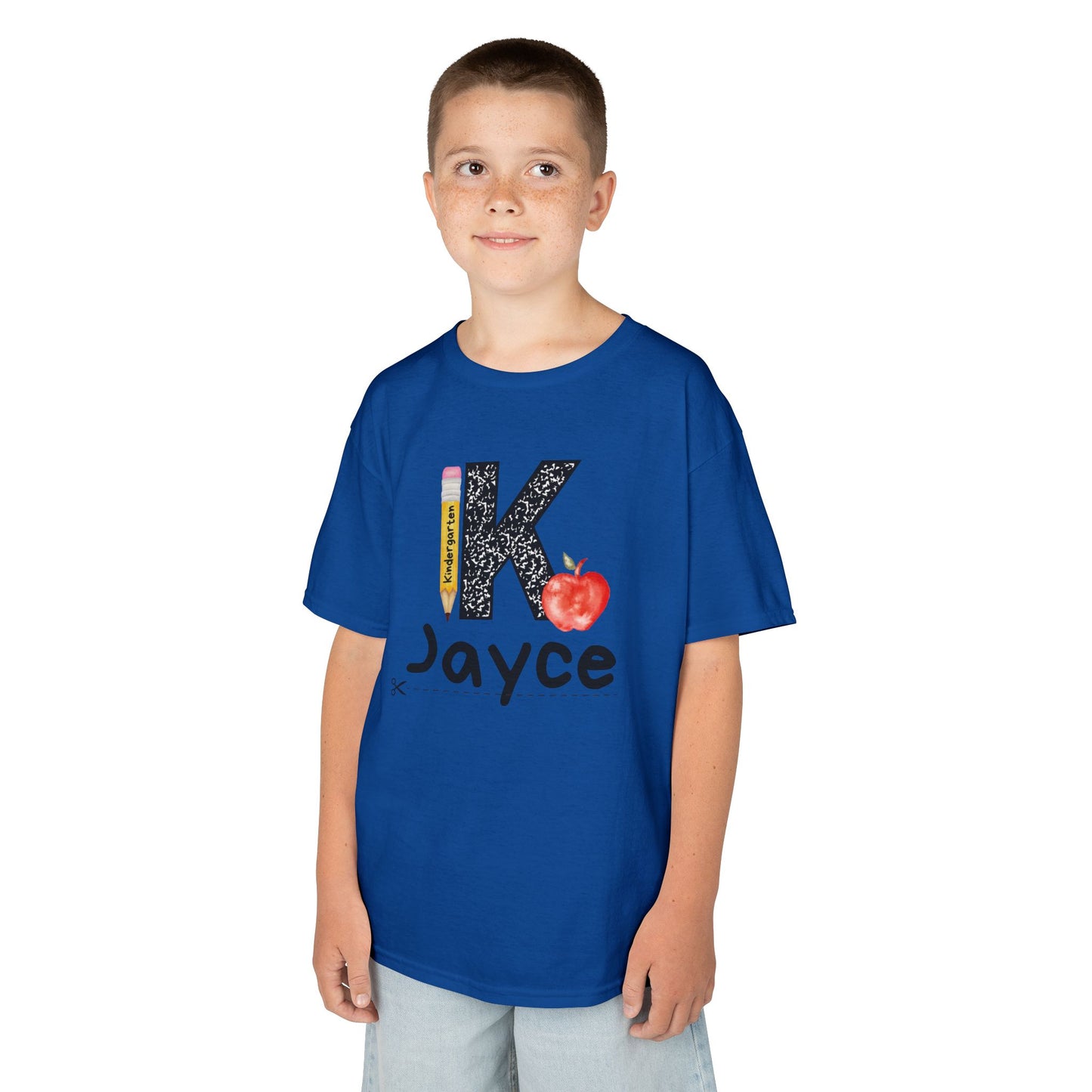 Jayce- Kindergarten- Personalized Kids Tee - Back to School