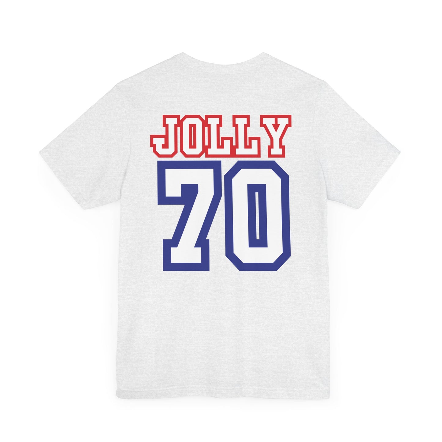 Custom- Jolly- Grandpa's Biggest Fans Unisex Short Sleeve Tee - Perfect for Father's Day Celebrations