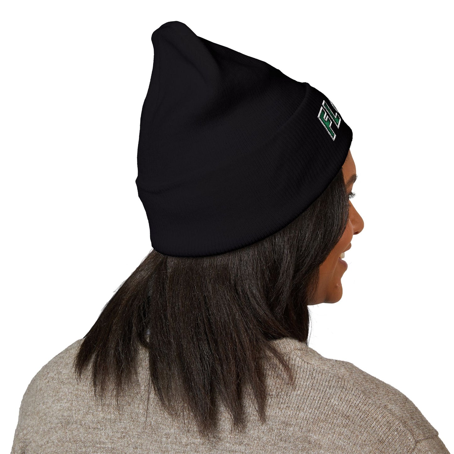 Embroidered 'FLOYD' Cuffed Beanie