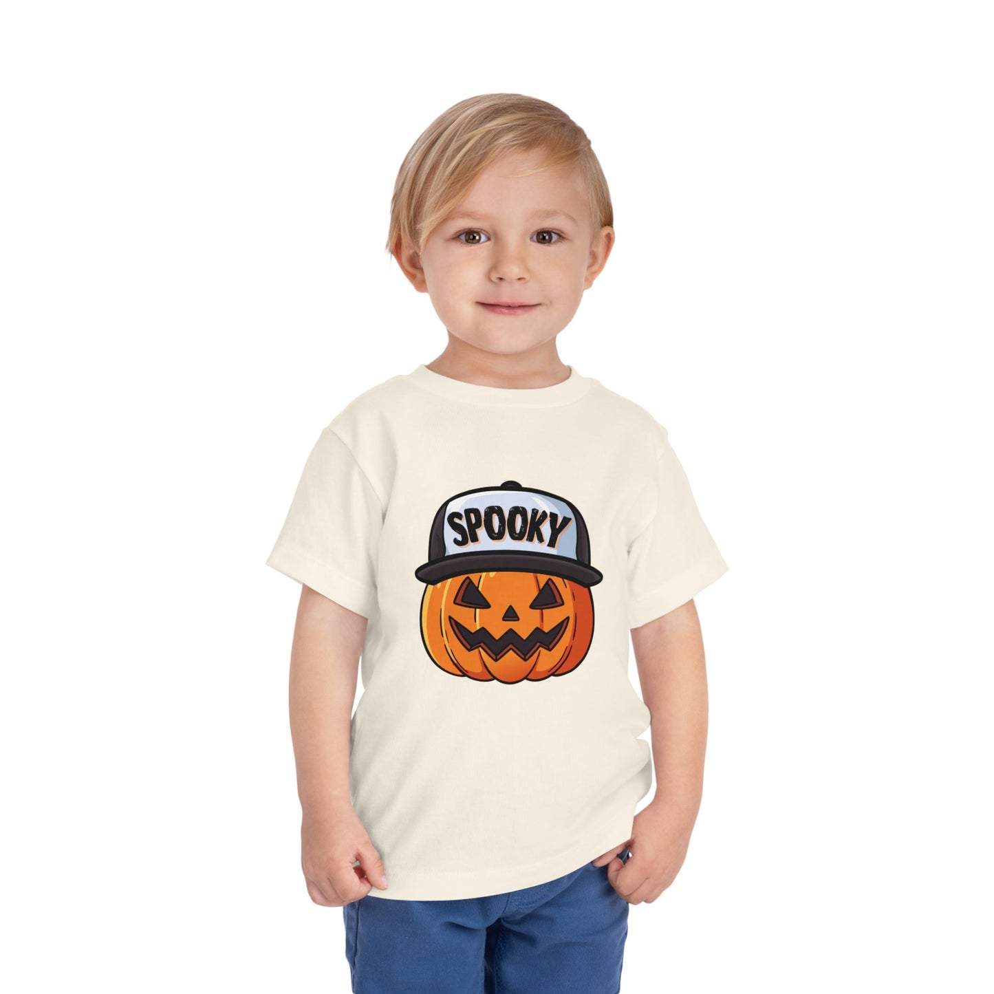 Spooky Pumpkin Tee for Toddlers, Halloween Shirt