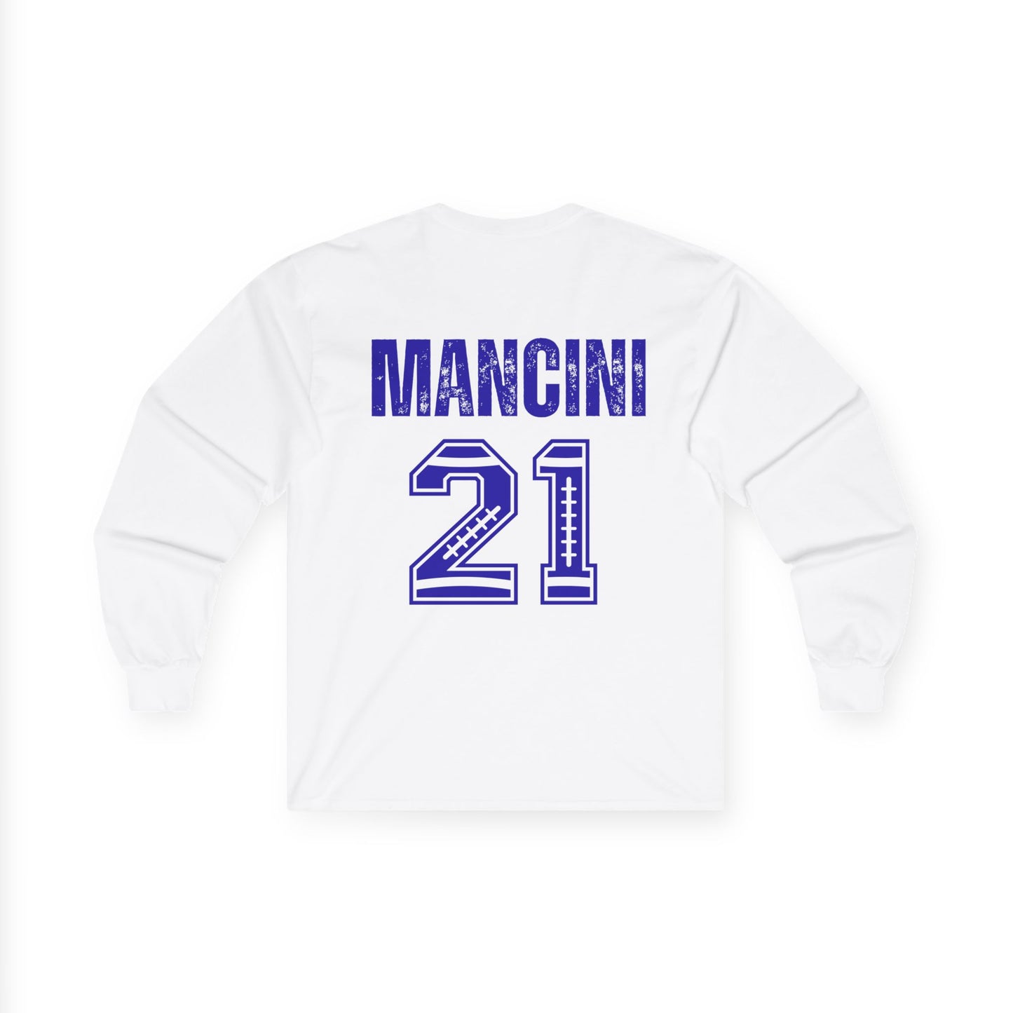 Football- Mancini Personalized- Sporty Unisex Long Sleeve Tee