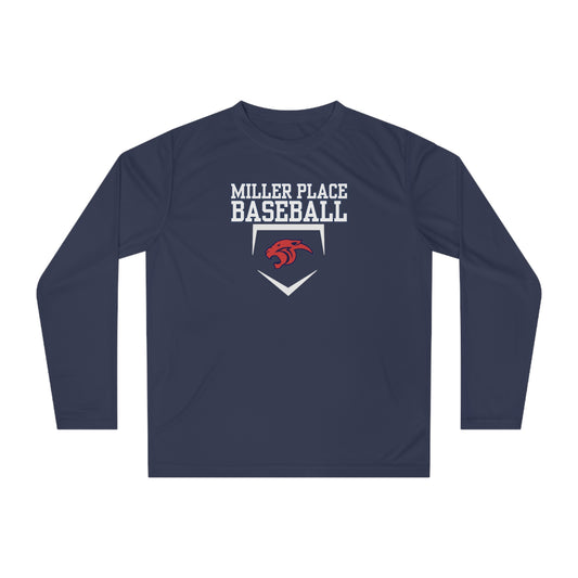 MP Baseball- Long Sleeve Moisture Wicking Shirt- Diamond Club
