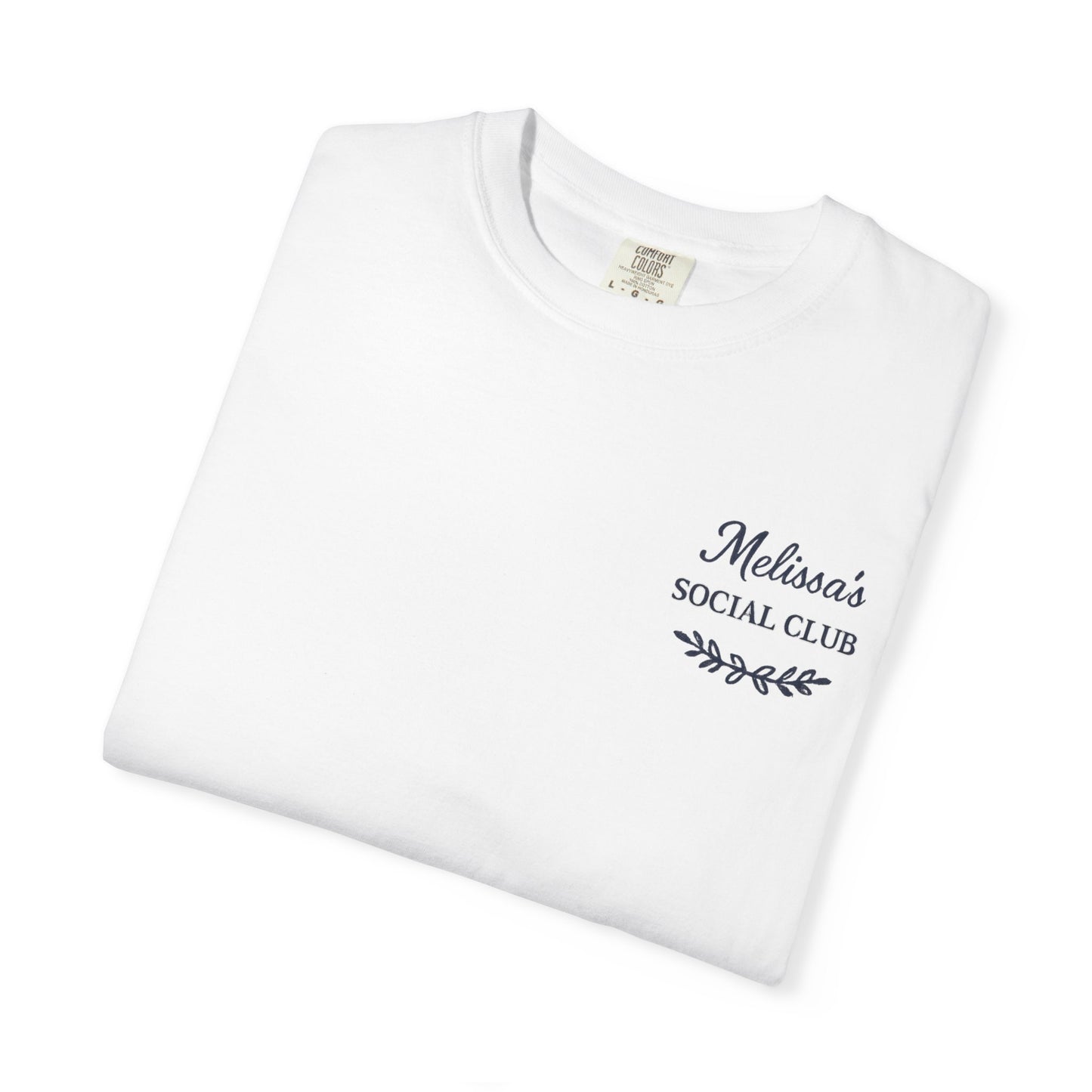 Melissa's Social Club T-Shirt —Personalized