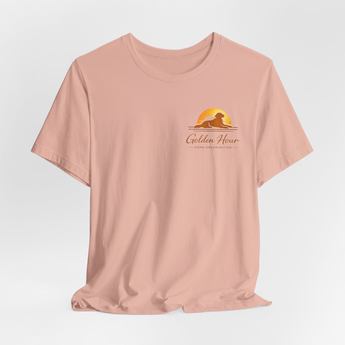 "Golden Hour Home Organization"Logo T-Shirt—  Personalized