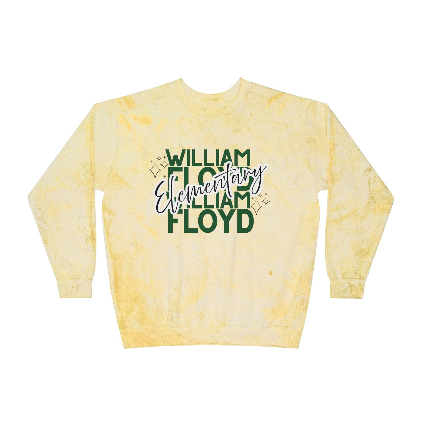 WFE Color Blast Crewneck Sweatshirt for School Spirit | 'Expect Success'