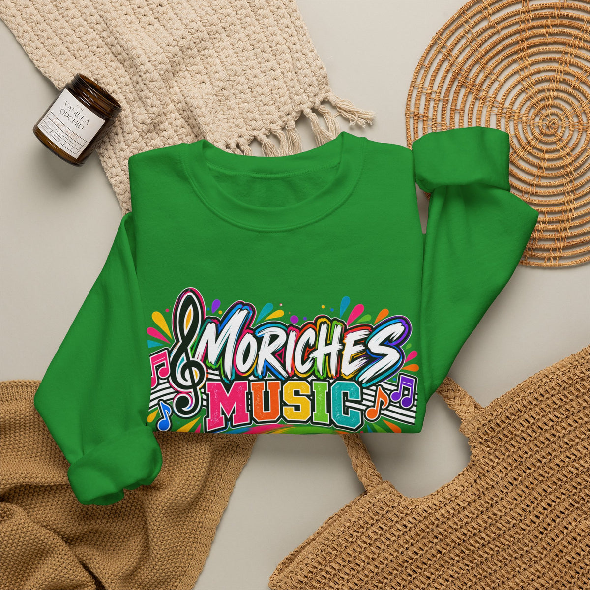Moriches Music Sweatshirt — "Make Every Note Count" Crewneck