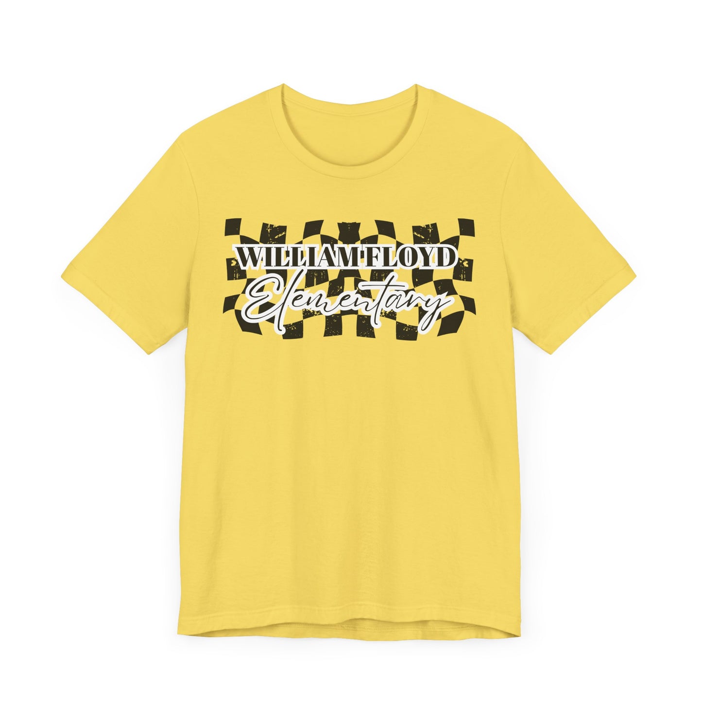 WFE Checkered Logo Unisex Jersey Tee