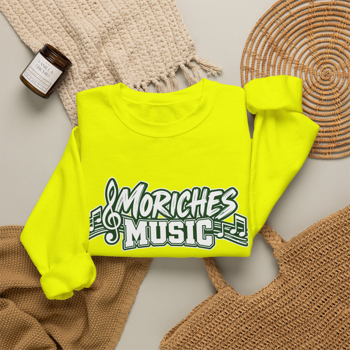 Moriches Music Sweatshirt — "Music Changes Lives One Child at a Time" Crewneck