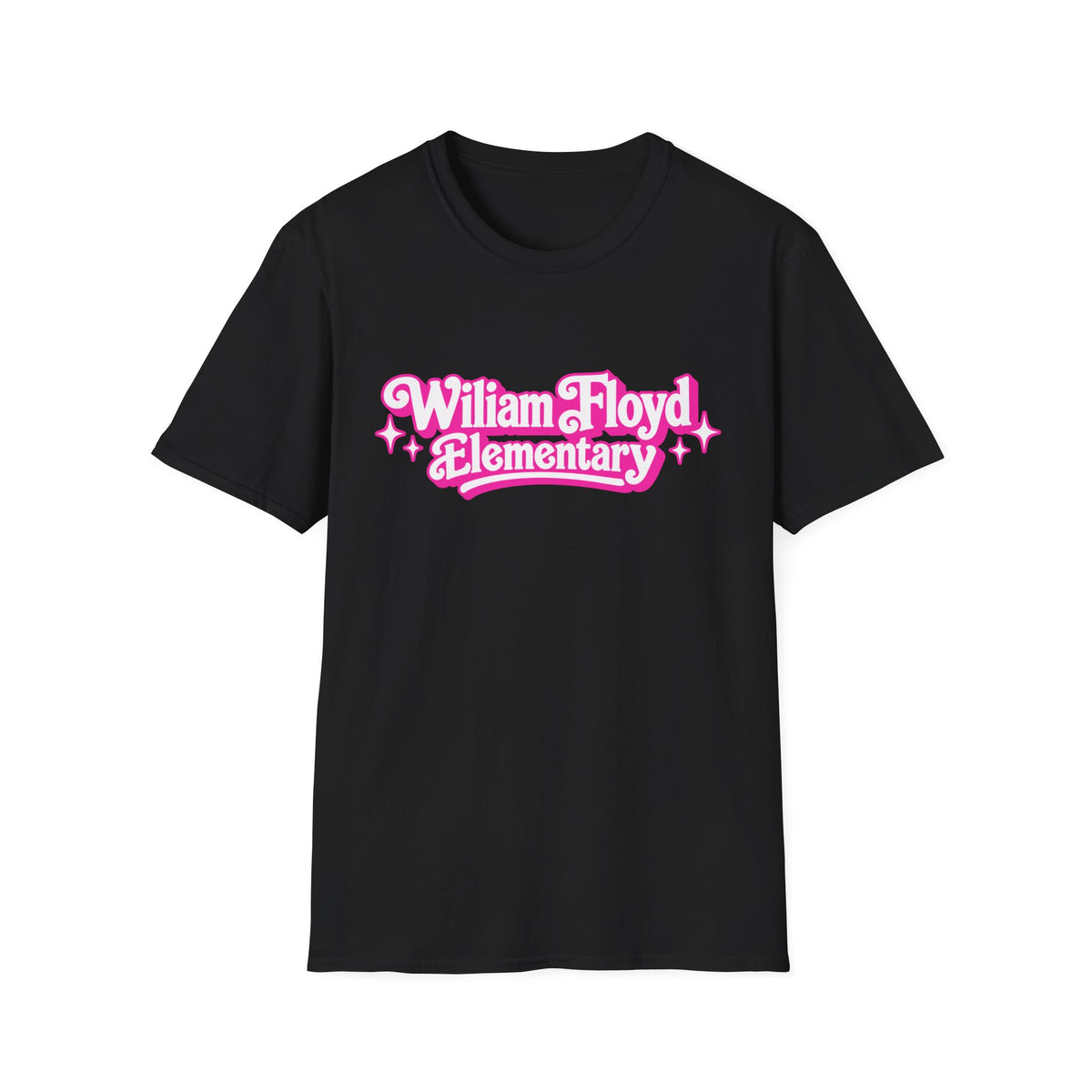 WFE Barbie (w/sparkles) -Breast Cancer Awareness Tee, Unisex Softstyle T-Shirt