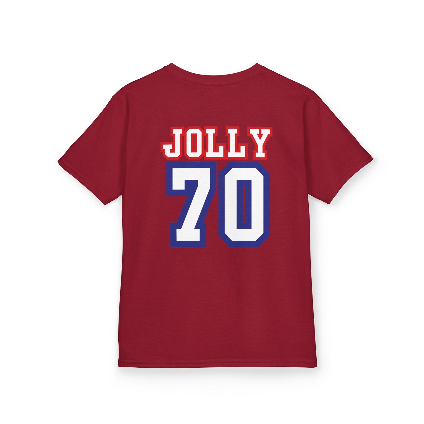 Custom Grandpa's Biggest Fans Kids T-Shirt - Jolly 70 Design, Perfect for Family Gatherings!