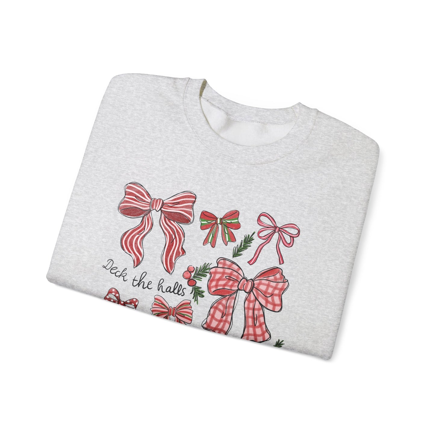 Holly Jolly Bows Christmas Crewneck