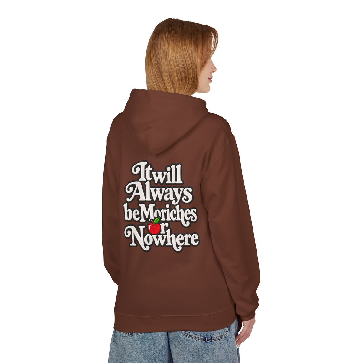 "MES or Nowhere" w/ apple- Moriches Hoodie