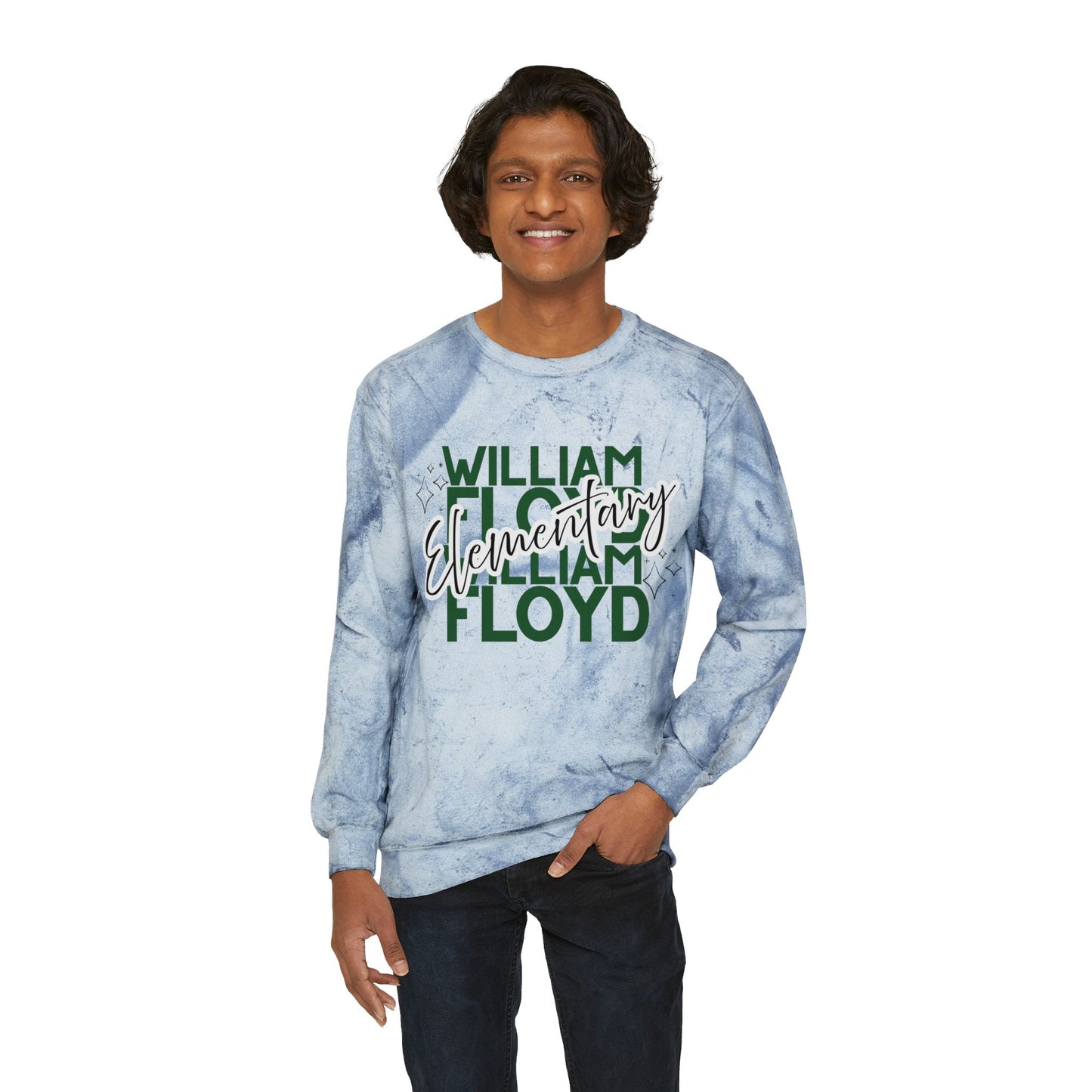 WFE Color Blast Crewneck Sweatshirt for School Spirit | 'Expect Success'