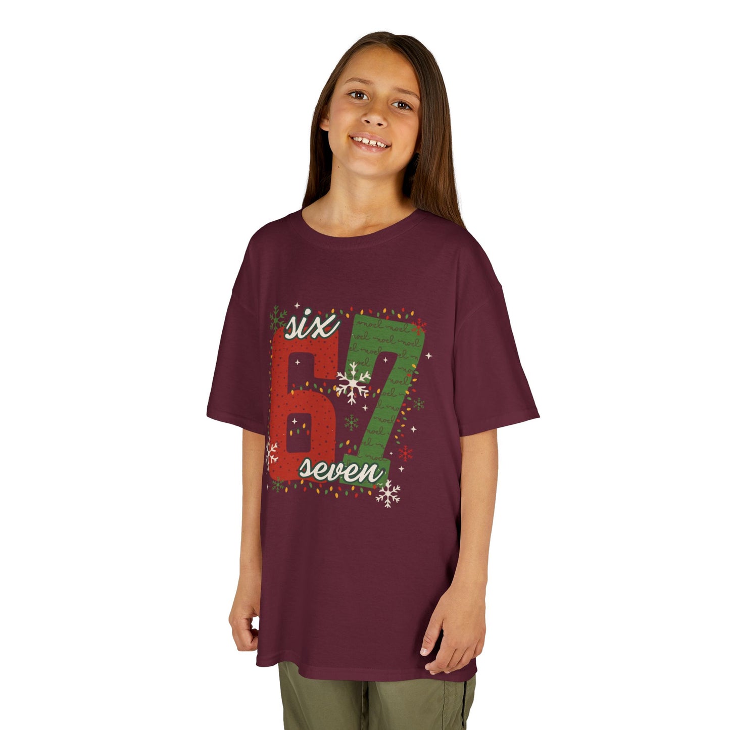 Kids '67' Christmas Number Graphic Tee — Youth- Christmas