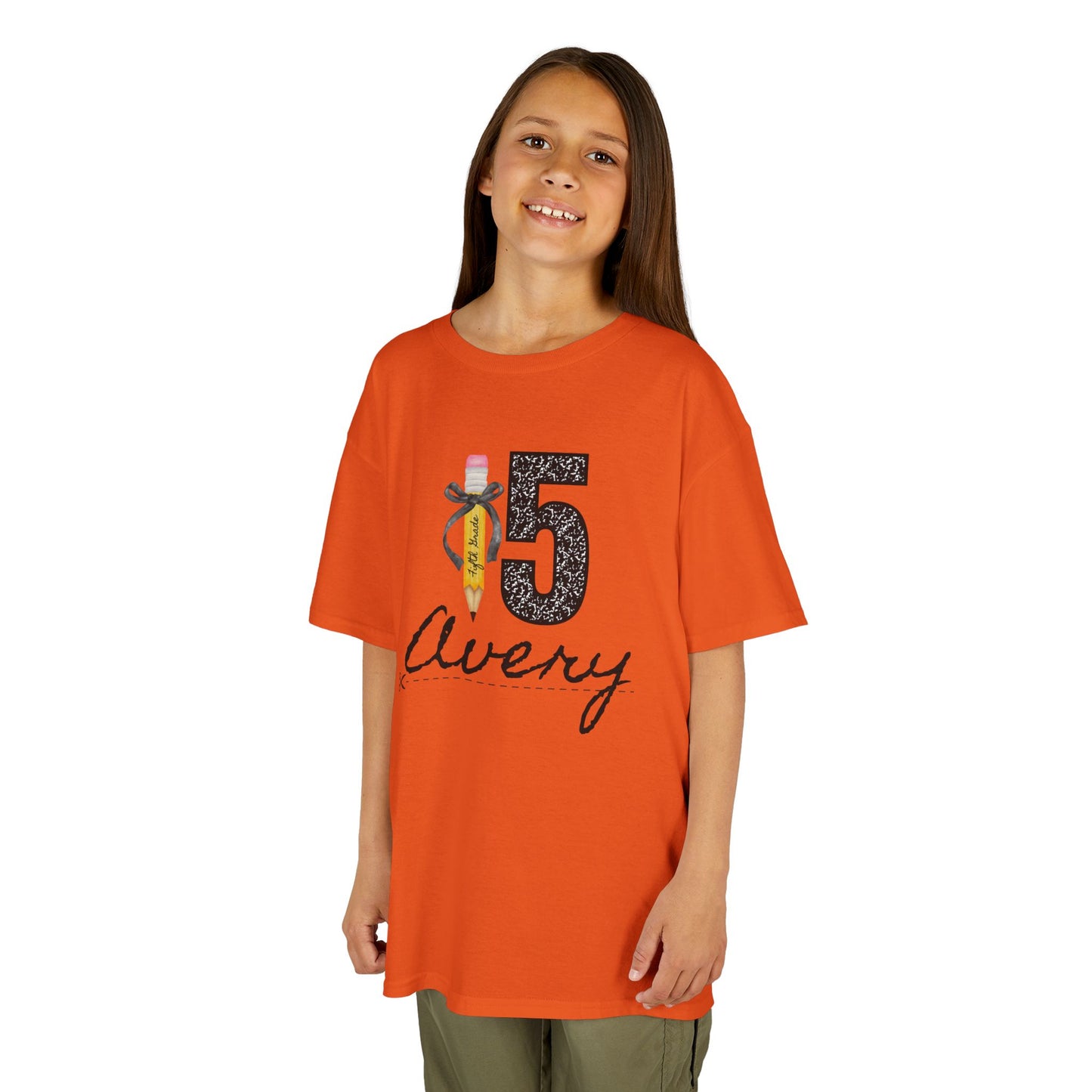 5th Grade- Personalized Kids Tee - Back to School