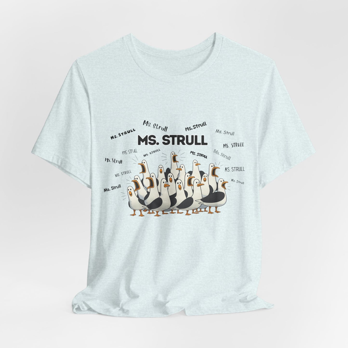 Mrs. Strull Penguin Choir T-Shirt — Funny Teacher Personalized Tee