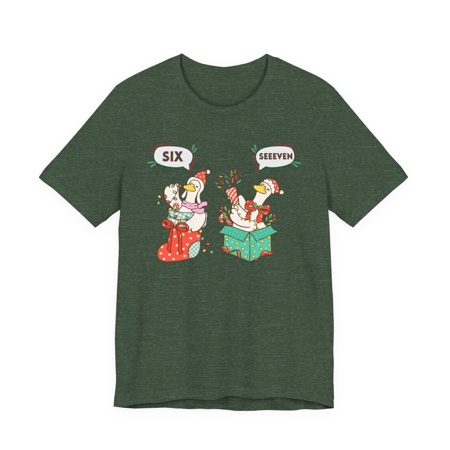 Festive Silly Goose 6-7— Christmas Unisex T‑Shirt