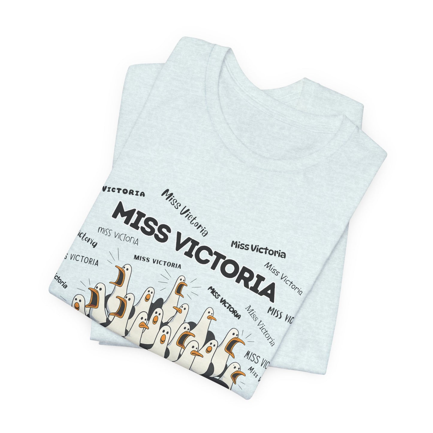 Miss Victoria- Penguin Choir T-Shirt — Funny Teacher Personalized Tee
