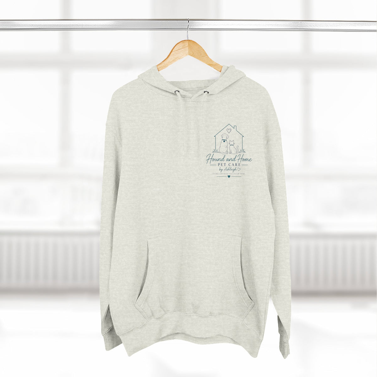 Ashleigh — "Hound and Home" Logo Personalized Pullover