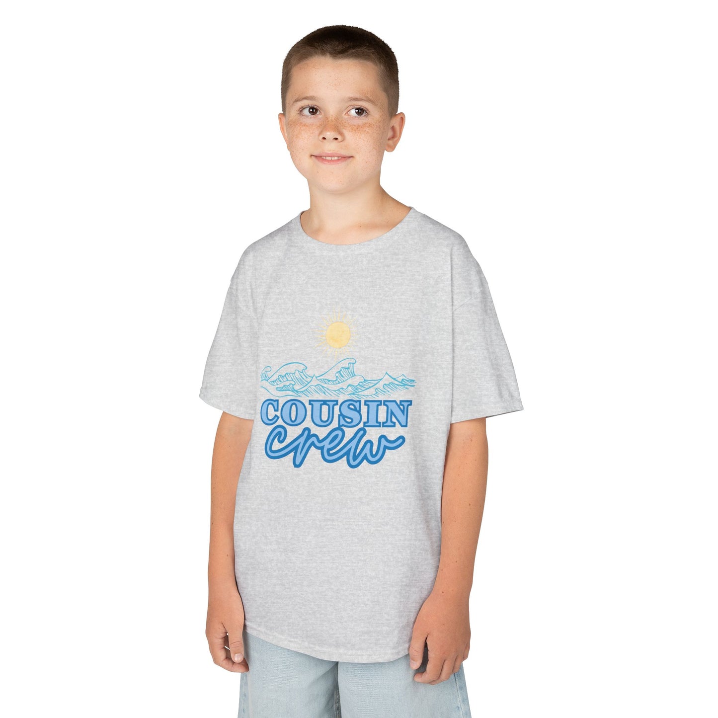 Cool Cousin Crew Kids Tee - Summer Fun, Family Gatherings, Beach Days, Mini Collection