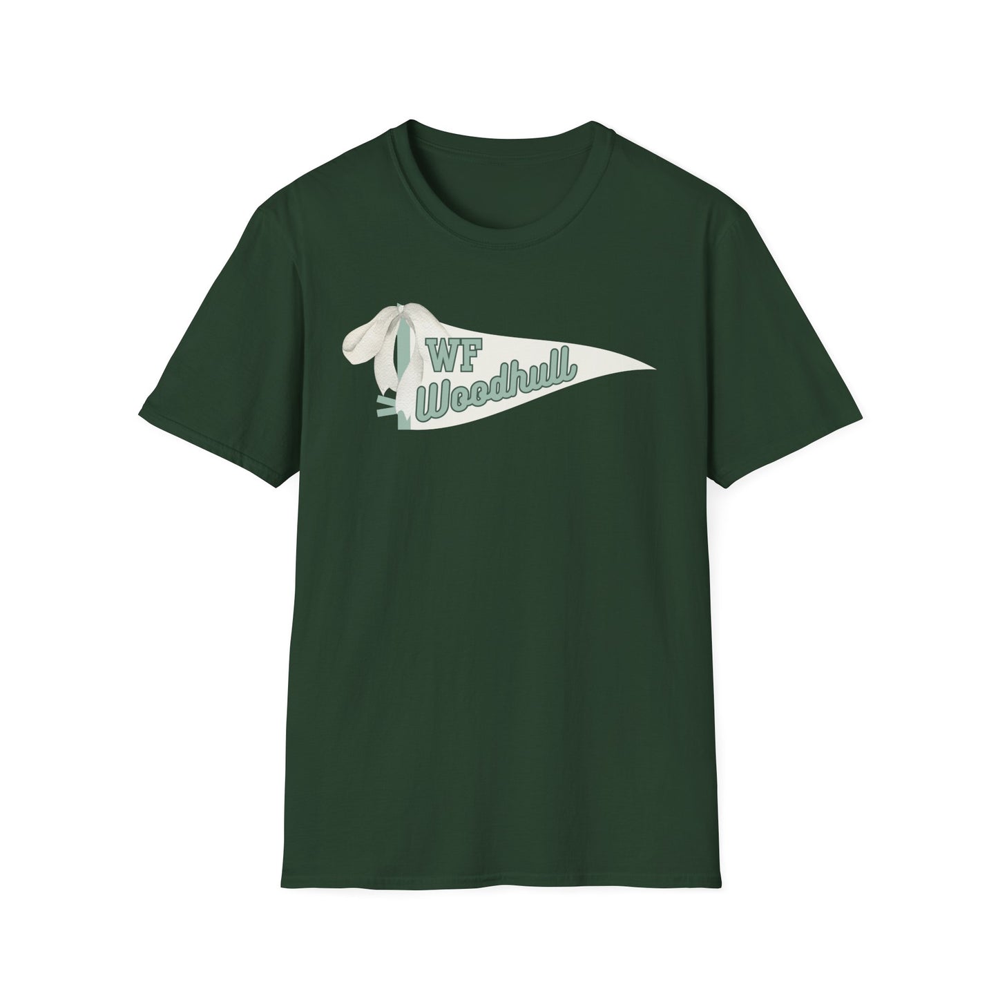 Woodhull Pennant Unisex Softstyle Graphic Tee with Vintage Design