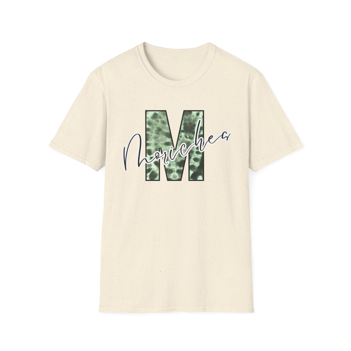 Tie Dye Moriches Stylish Unisex Softstyle T-Shirt with Moriches Design
