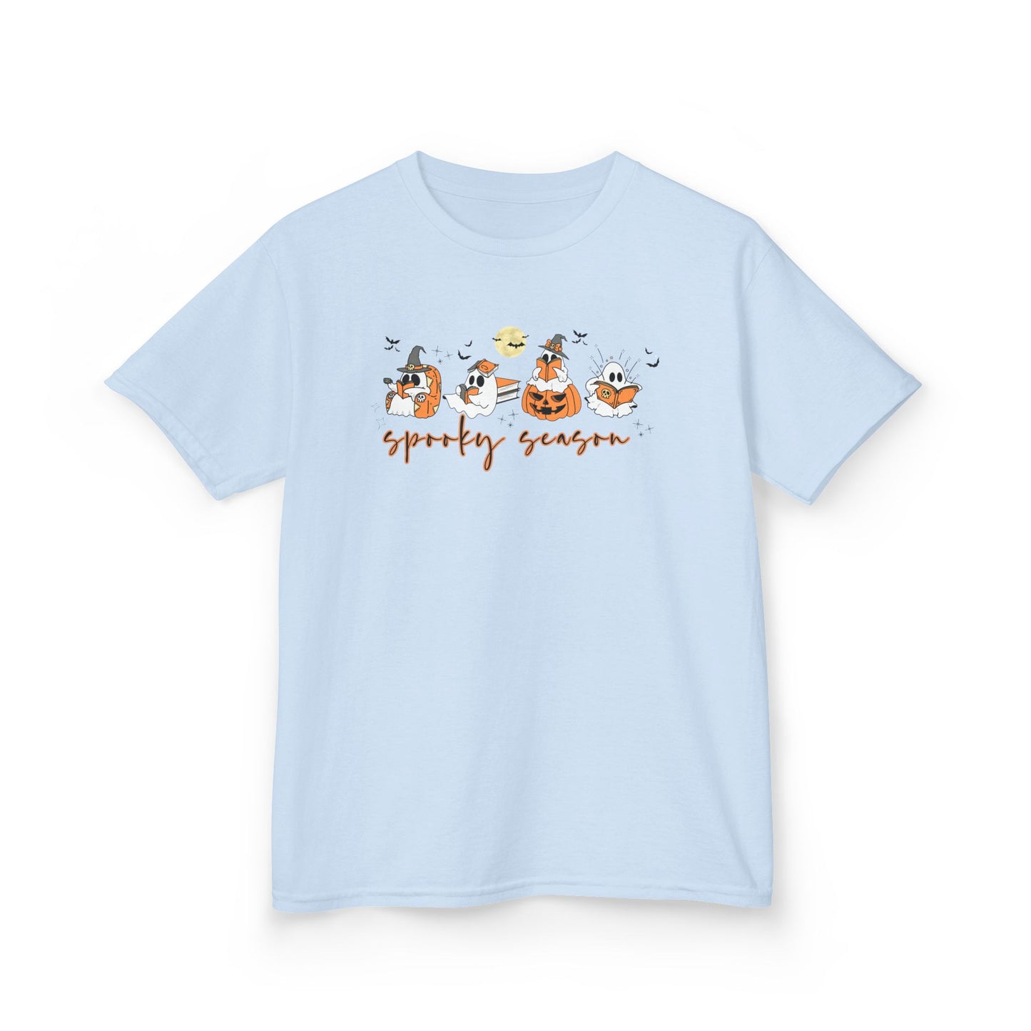 Spooky Season- Reading Ghosts- Halloween - Kids Cotton™ Tee