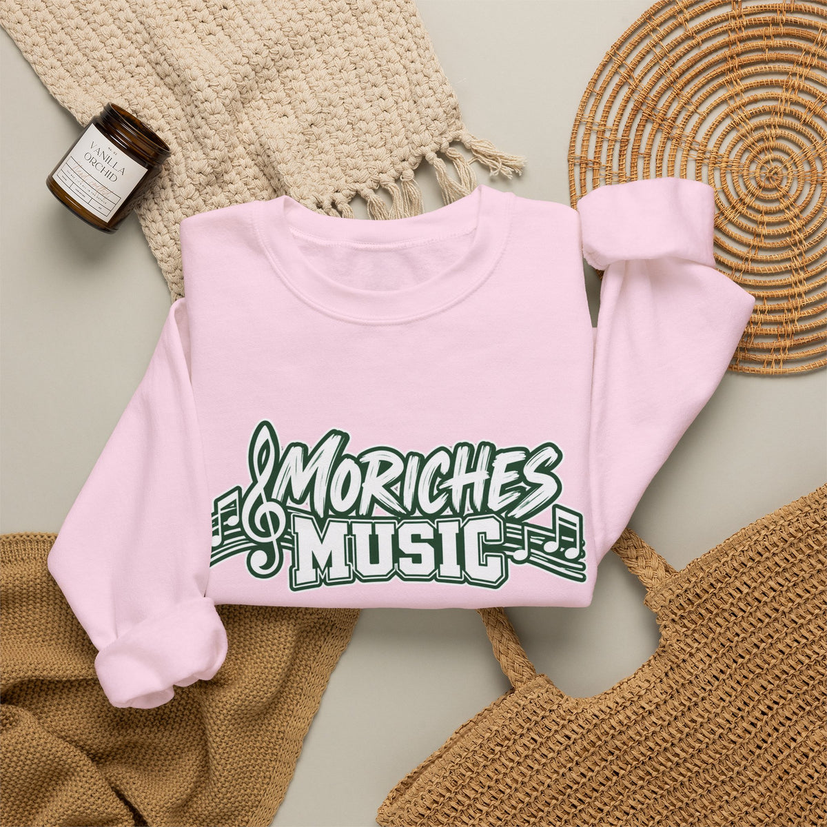 Moriches Music Sweatshirt — "Music Changes Lives One Child at a Time" Crewneck