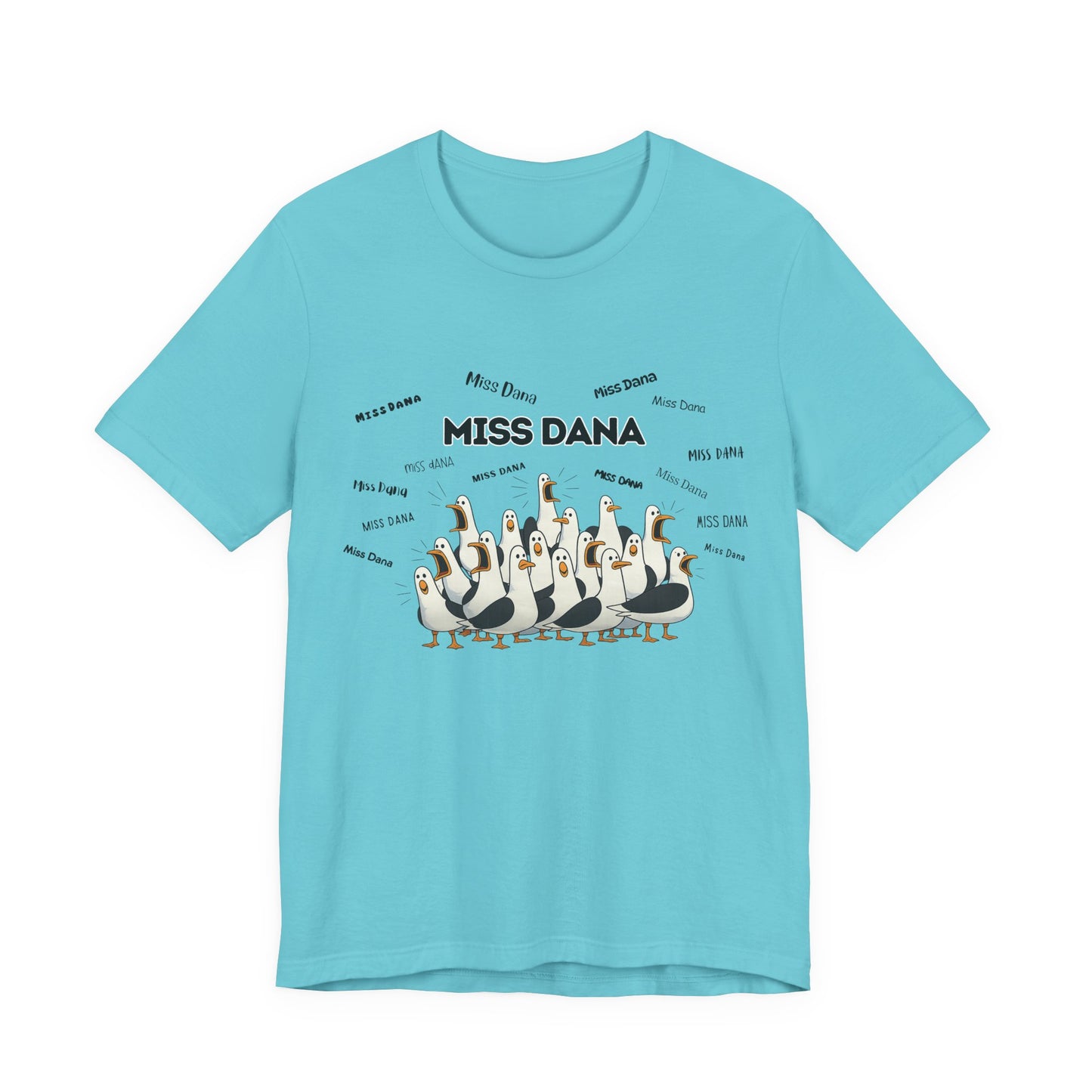 Miss Dana- Penguin Choir T-Shirt — Funny Teacher Personalized Tee