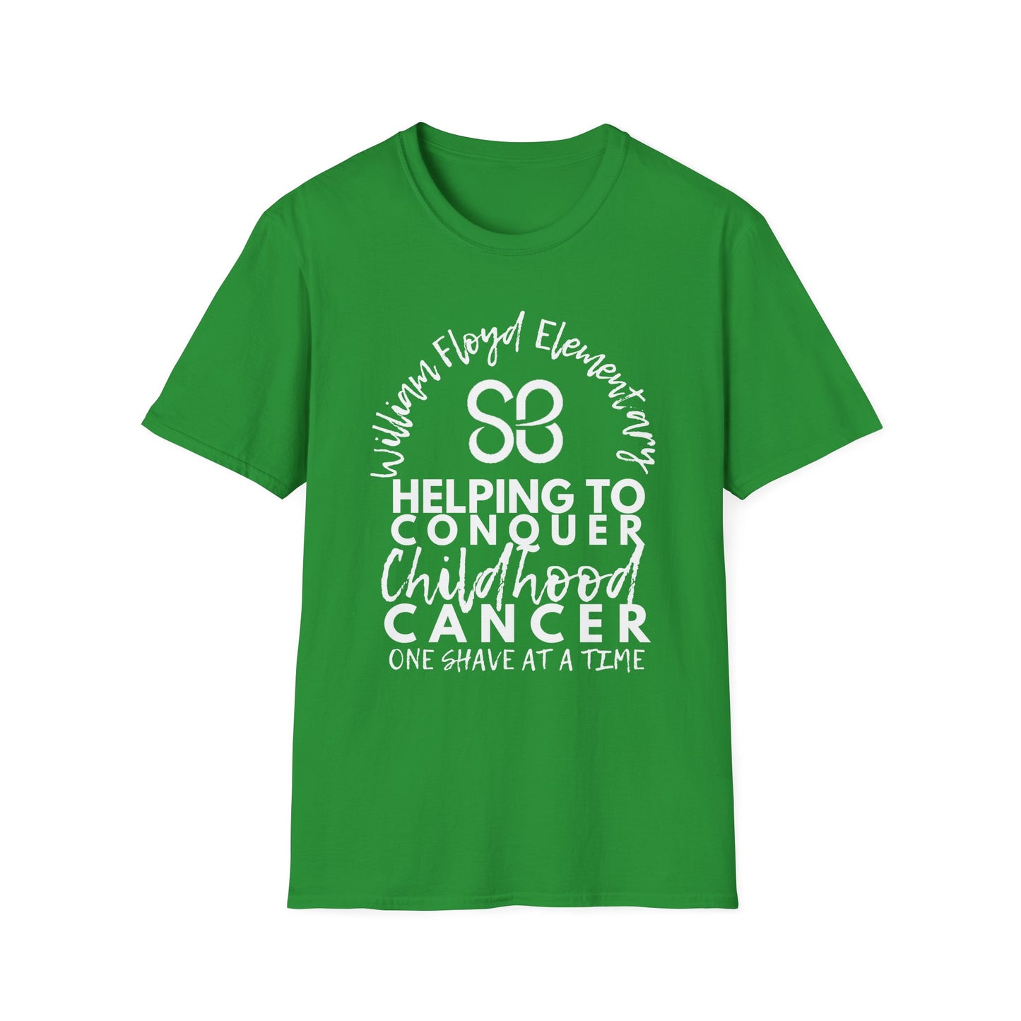 WFE St Baldrick's- Childhood Cancer Awareness T-shirt - Unisex Softstyle