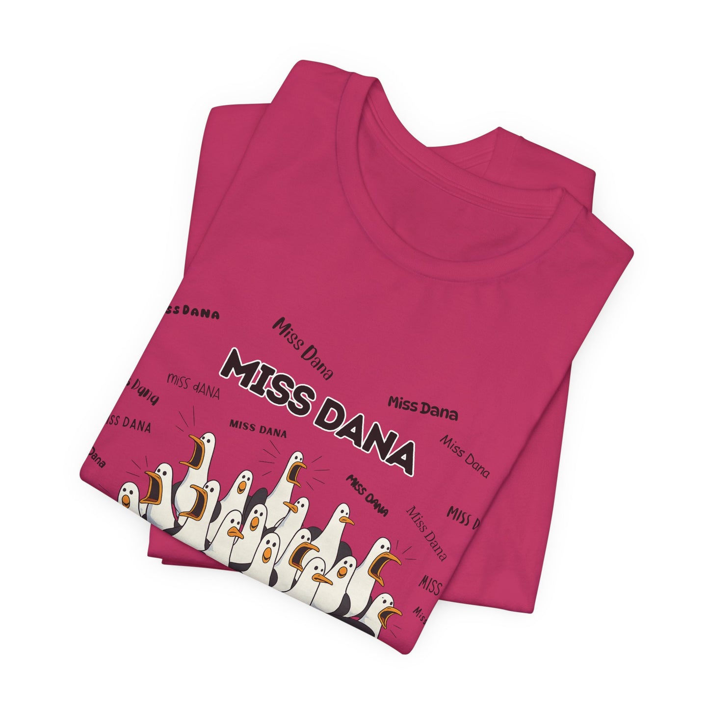 Miss Dana- Penguin Choir T-Shirt — Funny Teacher Personalized Tee