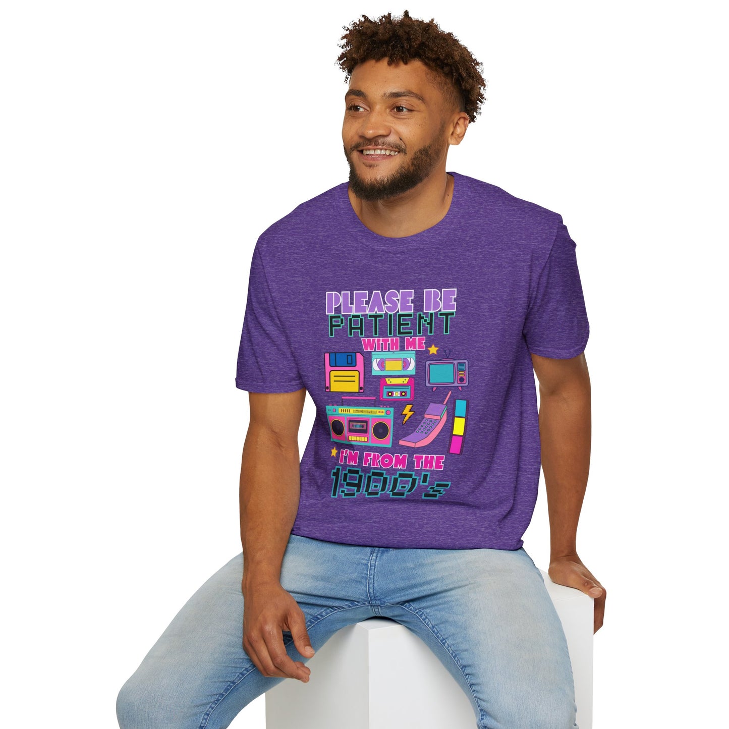 Retro 90's T-Shirt - Please Be Patient, Teacher Vintage- Unisex Graphic Tee