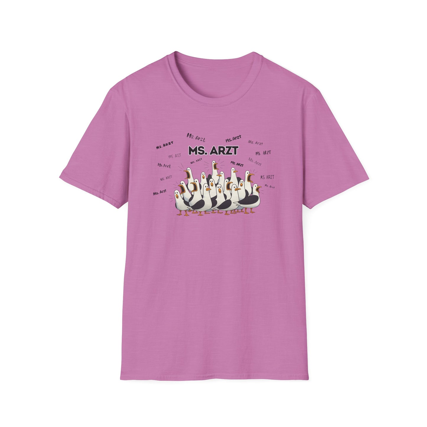 Ms. Arzt- Seagull Crew Graphic T-Shirt — Personalized