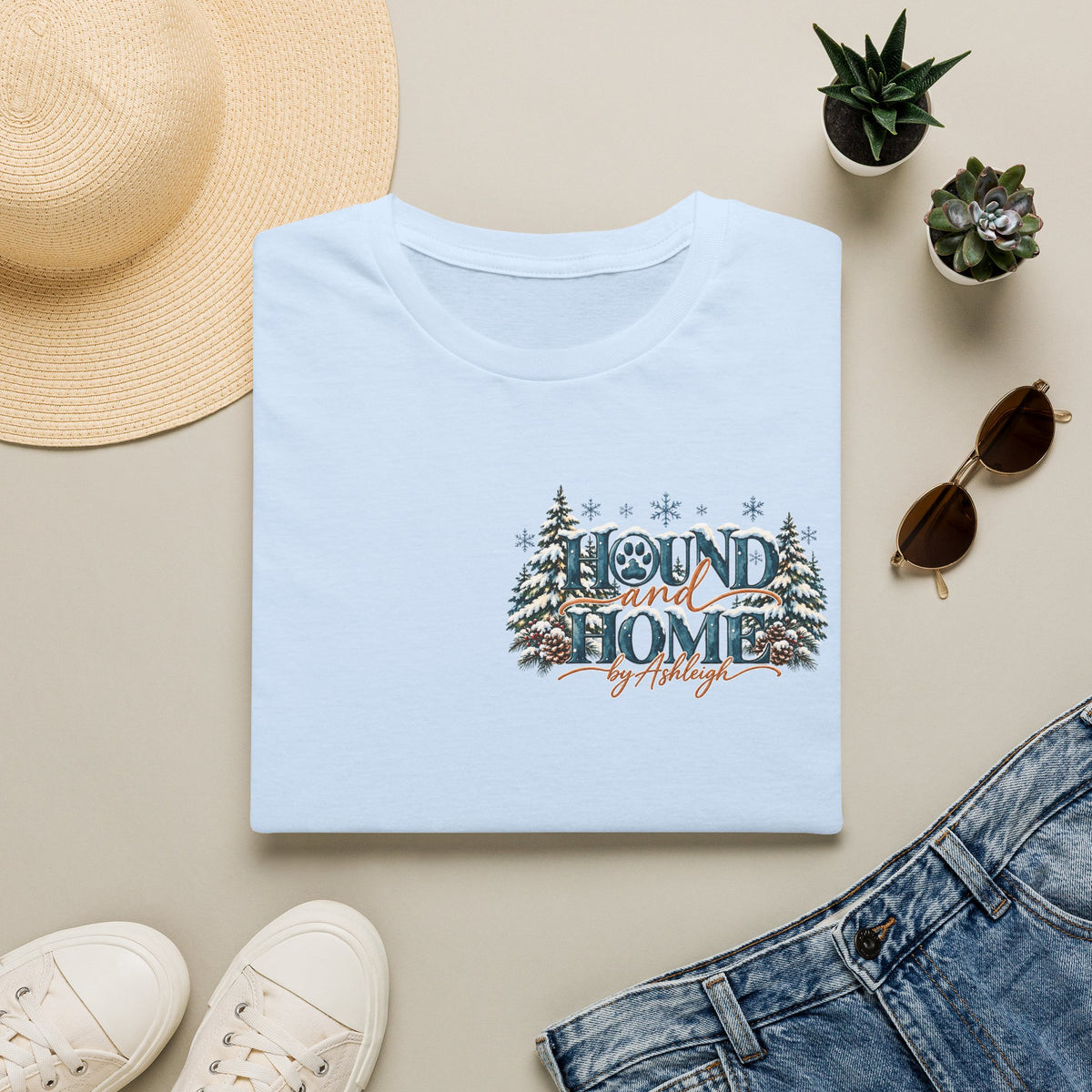 Hound & Home Holiday Tee — Logo T-Shirt