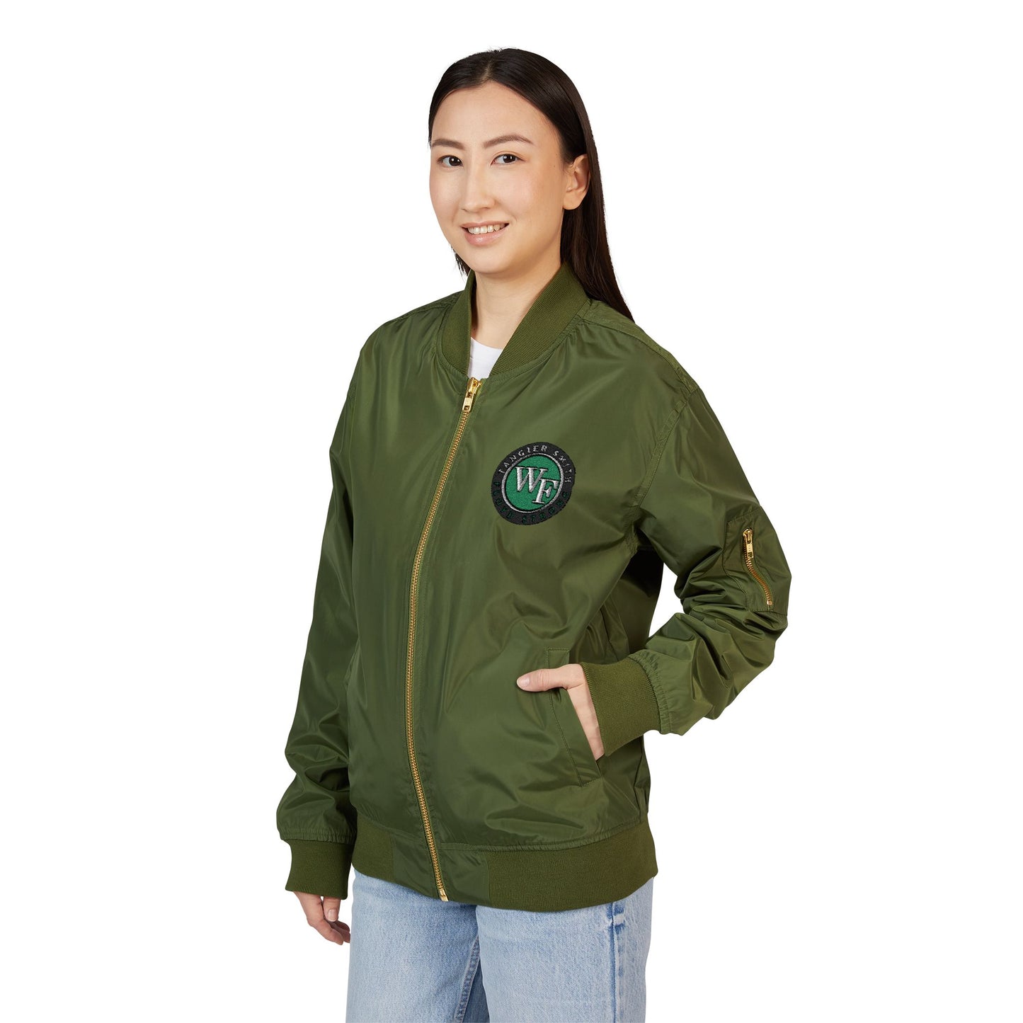 Tangier Smith - Eco-Friendly Embroidered Bomber Jacket