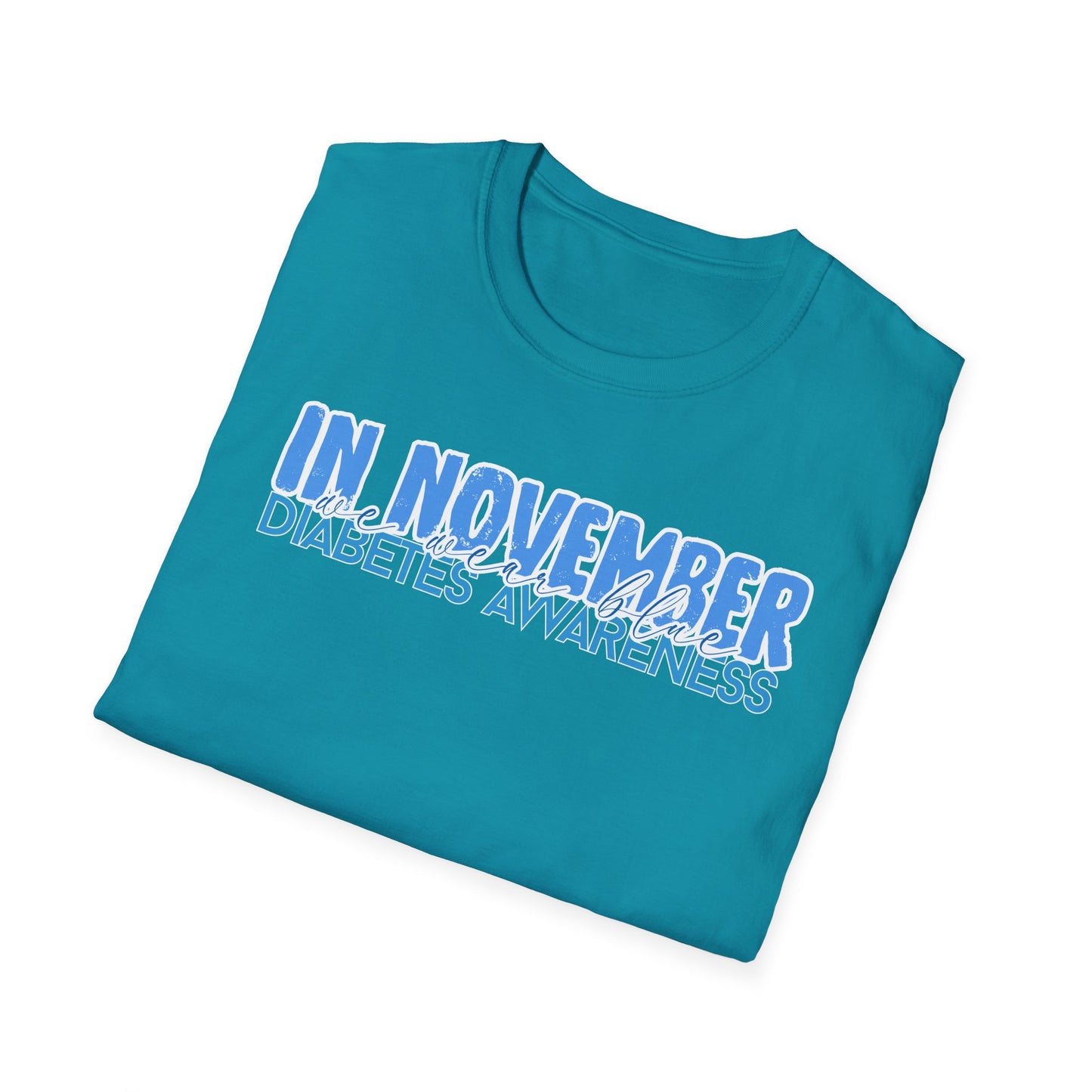 Diabetes Awareness- November- Unisex Softstyle T-Shirt