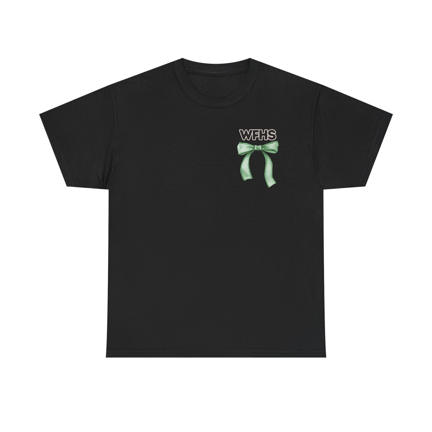 WFHS- TEAM 1 WEST- Floyd Strong Teacher and Bows- Unisex Heavy Cotton Tee with Bow Design