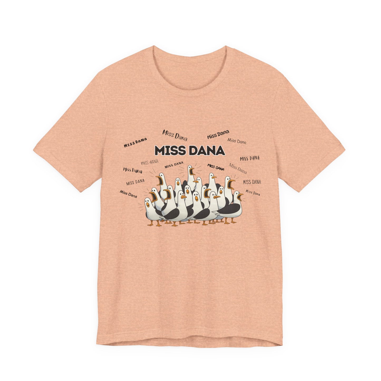 Miss Dana- Penguin Choir T-Shirt — Funny Teacher Personalized Tee