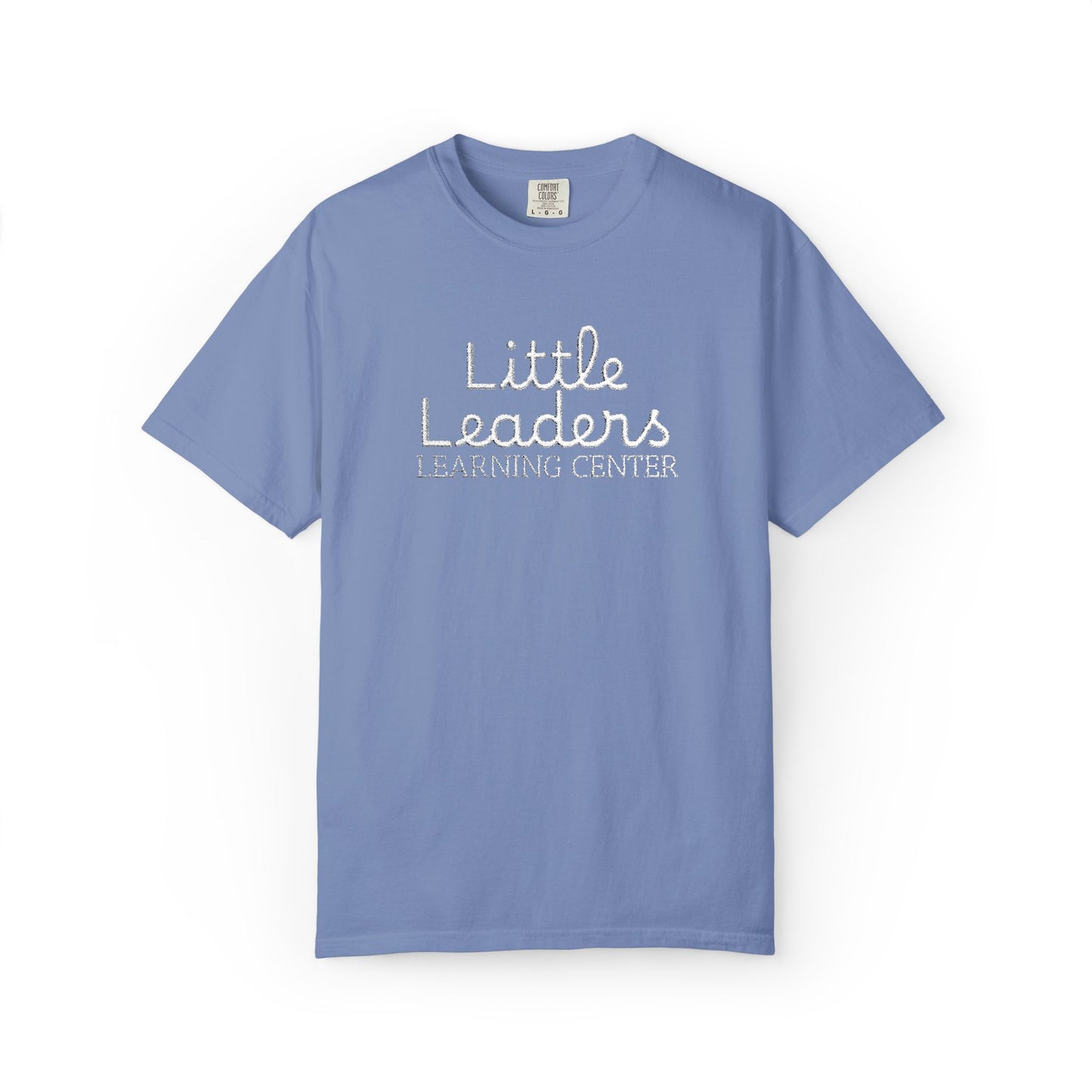 Little Leaders Full Embroidered Unisex Garment-Dyed T-Shirt
