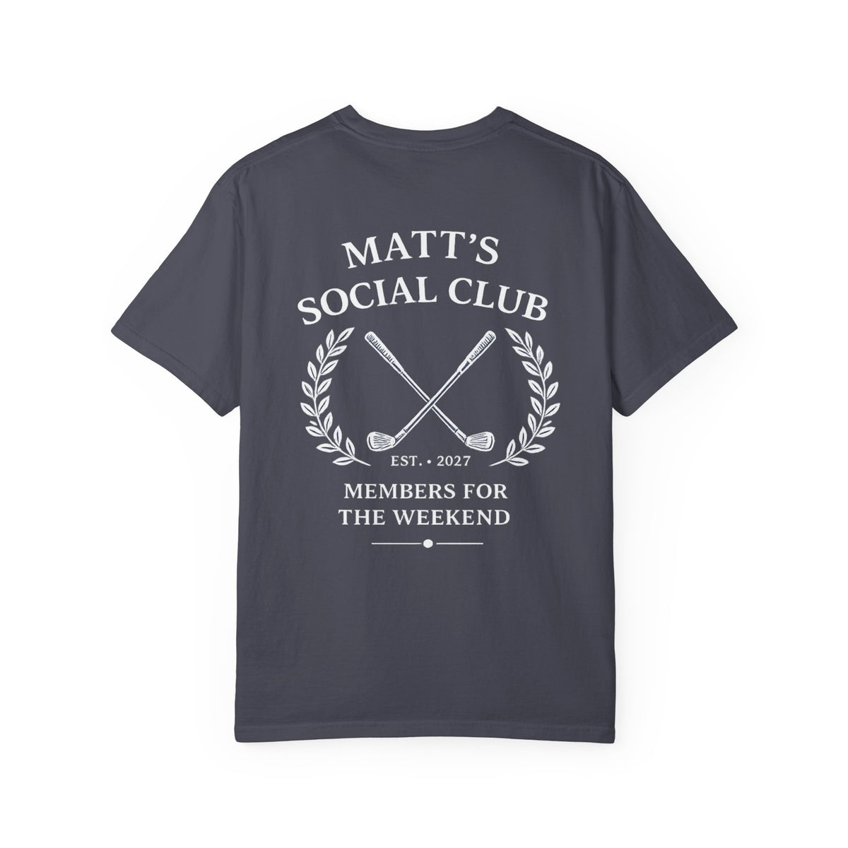 Matt's Social Club T-Shirt — Personalized