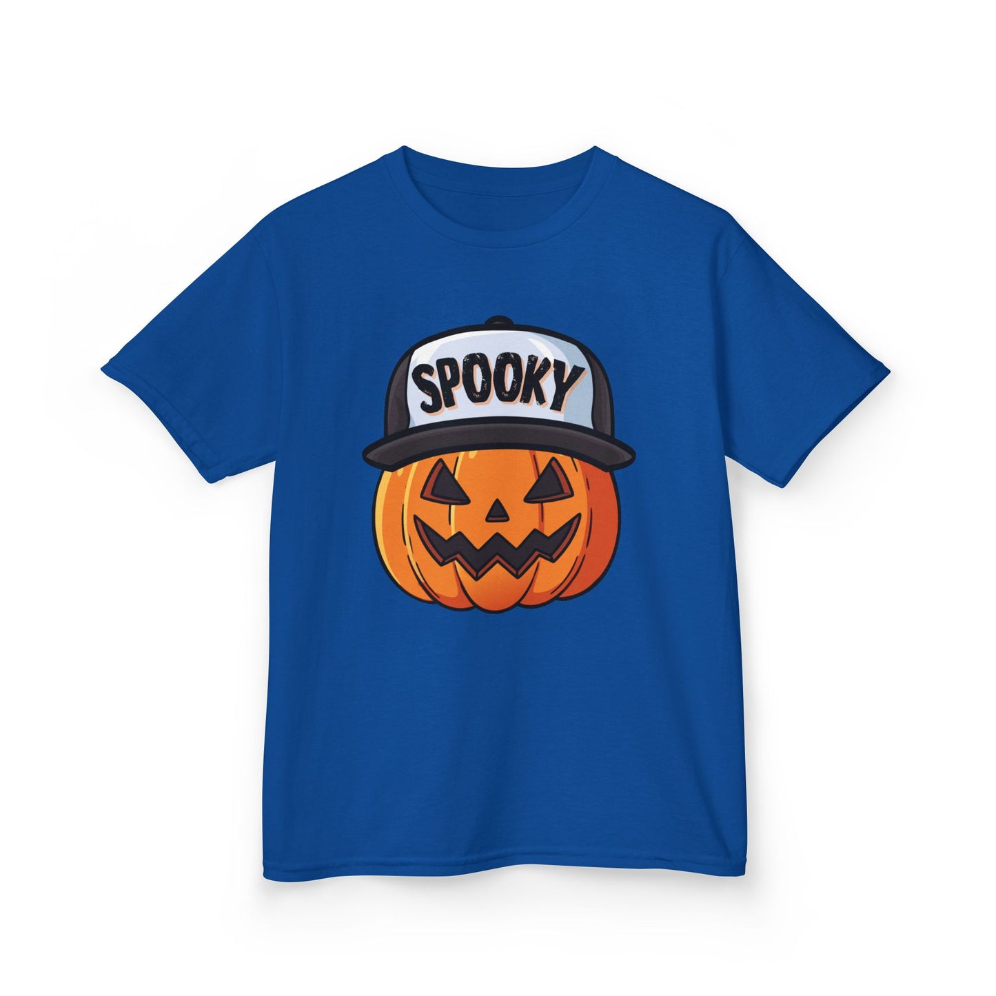 Spooky Pumpkin w/ Hat | Halloween | Kids Cotton™ Tee