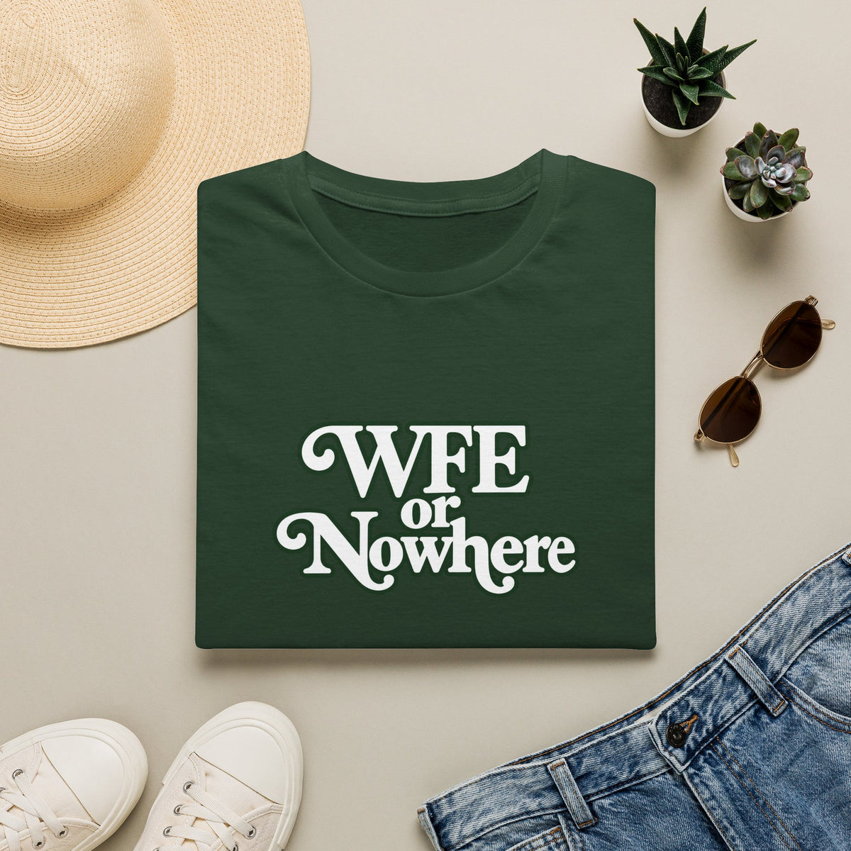 "WFE or Nowhere" -PLAIN- Softstyle T-Shirt
