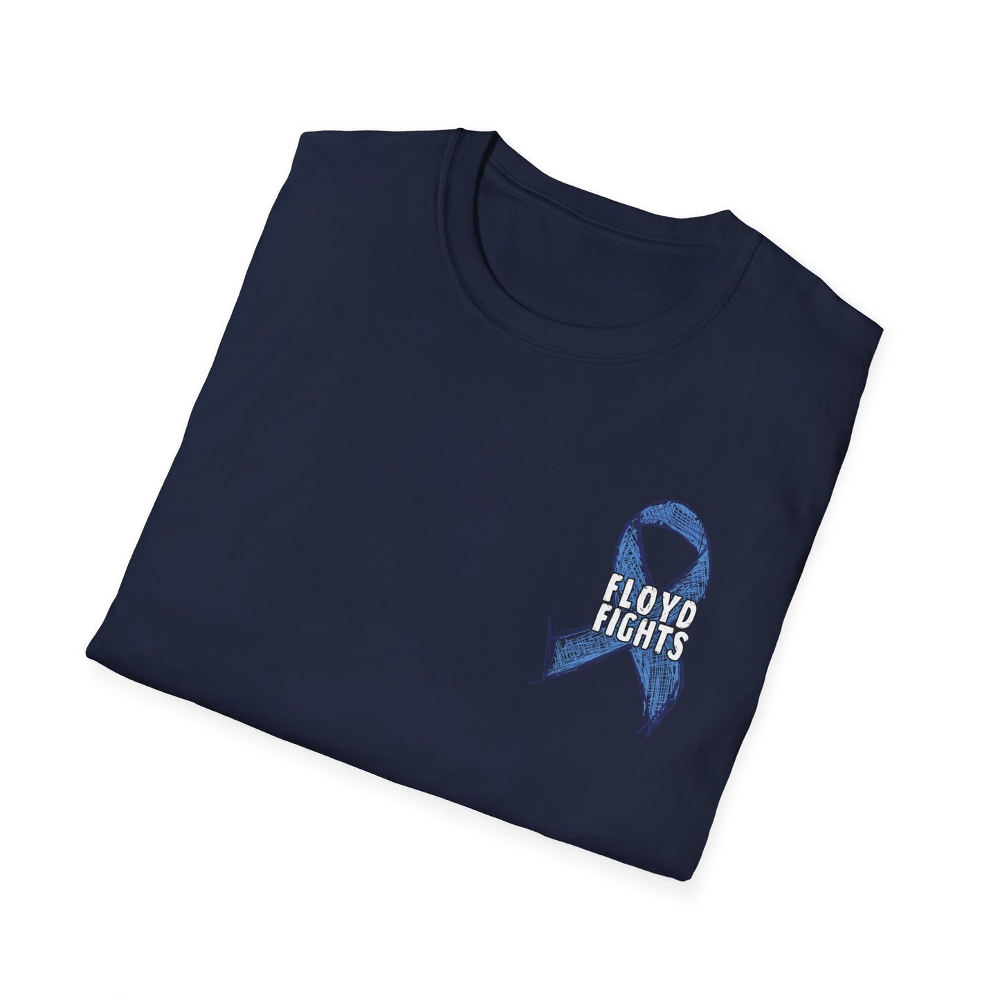 FLOYD FIGHTS Ribbon Diabetes Awareness T-Shirt | Softstyle Tee