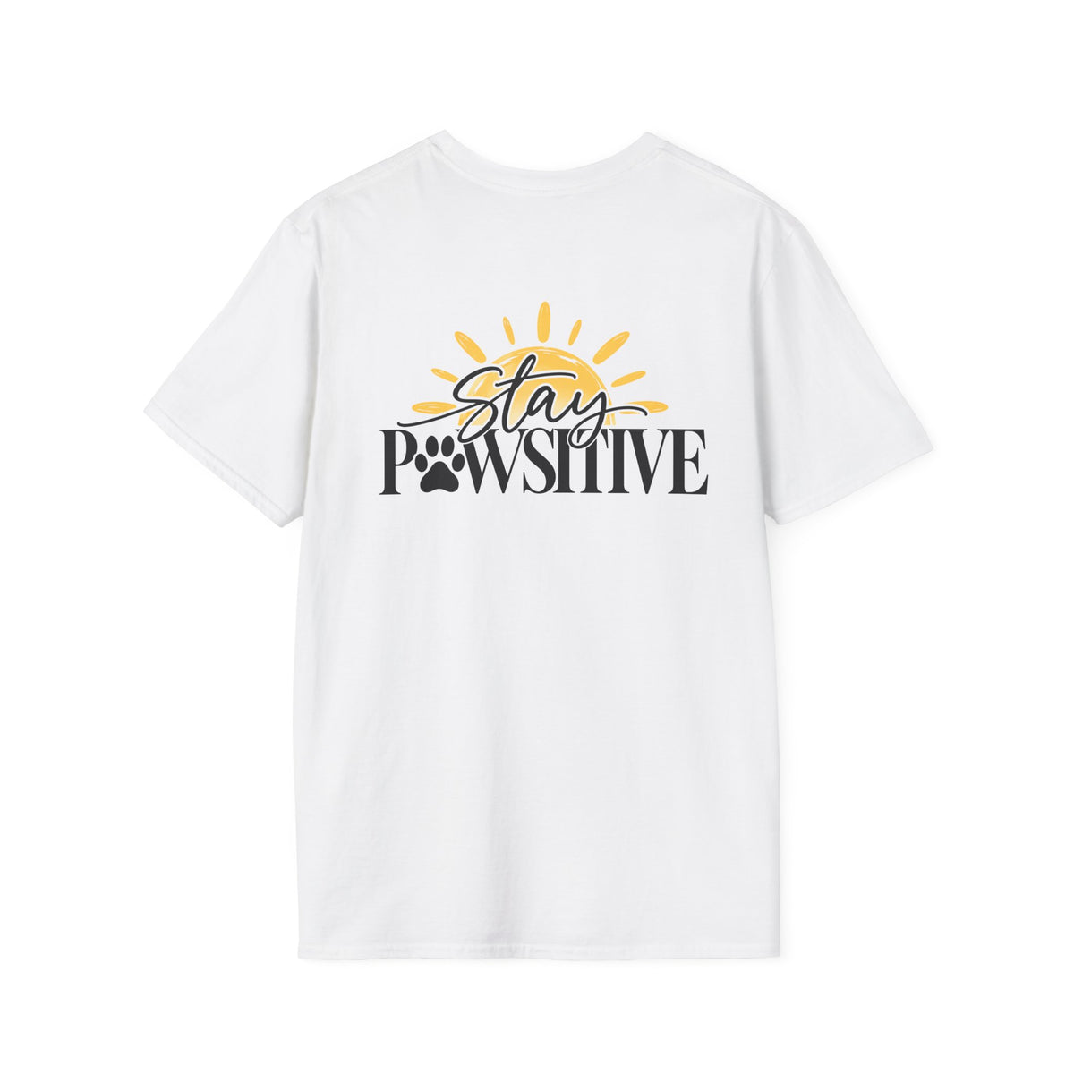 Hound & Home "Stay Pawsitive" — T-Shirt