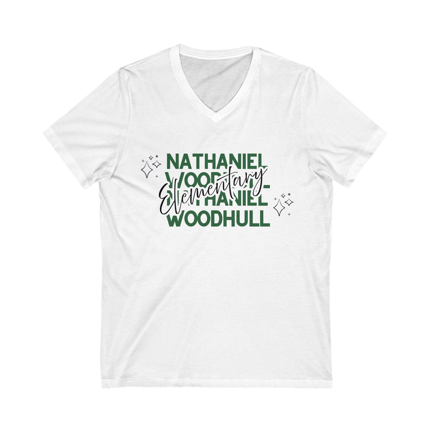 Woodhull Elementary School V-Neck Tee - Every Child Matters