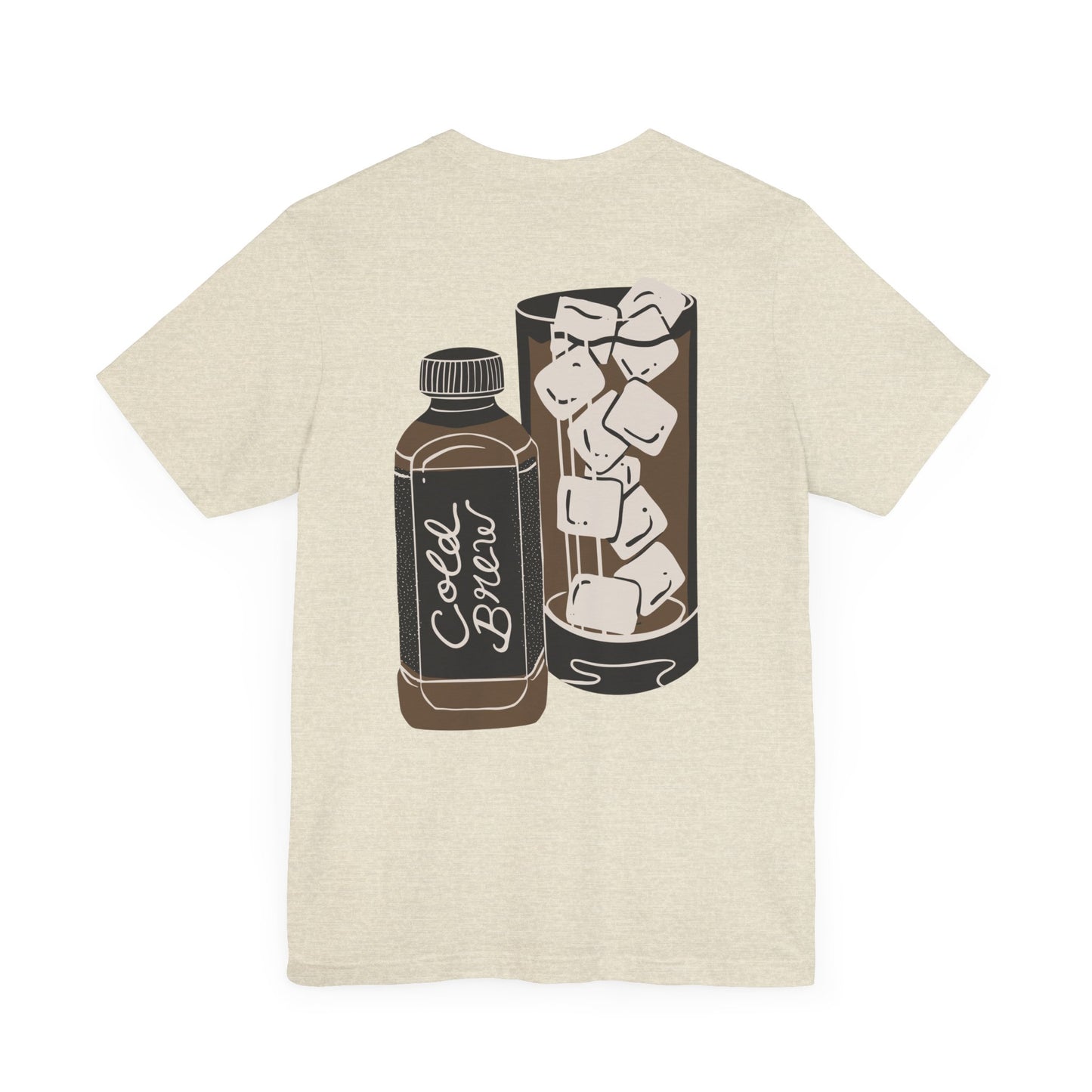 Cold Brew Coffee Lovers Tee, Unisex Jersey Shirt for Coffee Lovers