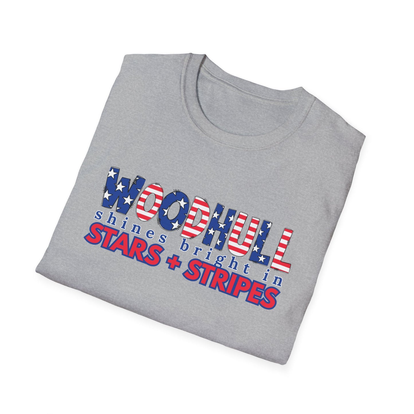 Unisex T-Shirt Woodhull Flag Day-Holiday Design