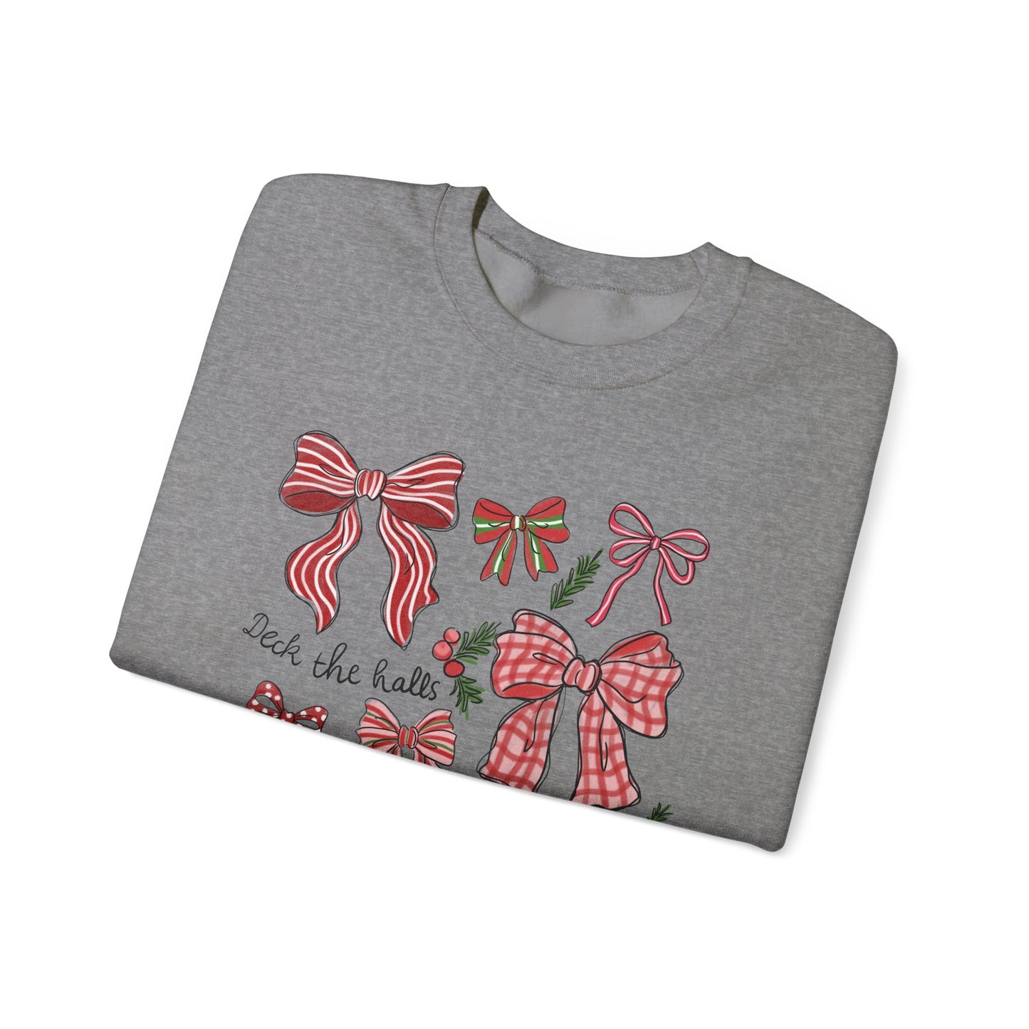 Holly Jolly Bows Christmas Crewneck