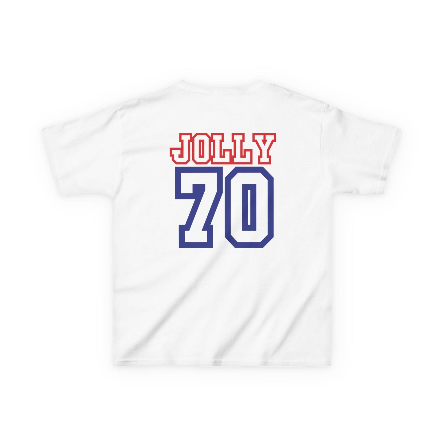 Custom Grandpa's Biggest Fans Kids T-Shirt - Jolly 70 Design, Perfect for Family Gatherings!