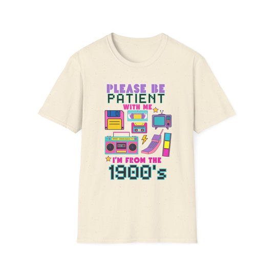 Retro 90's T-Shirt - Please Be Patient, Teacher Vintage- Unisex Graphic Tee